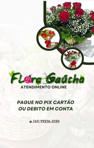 Flora Gaucha - Arranjos e Buques com Flores Naturais - Cestas de café da manhã